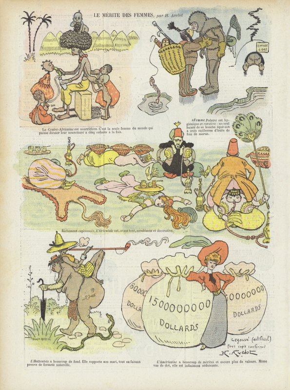 Ilustracja do Le Rire autorstwa Henri Avelot