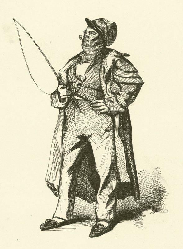 Kierowca Coucou (grawerunek) autorstwa Henri Bonaventure (after) Monnier