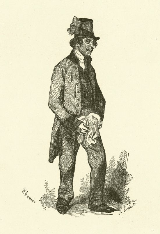 Niemy (grawerunek) autorstwa Henri Bonaventure (after) Monnier