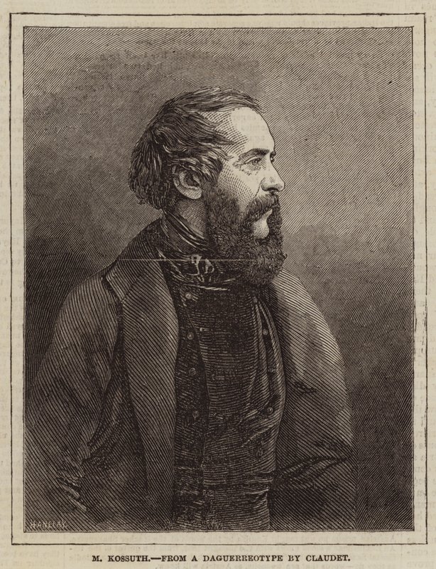 M Kossuth autorstwa Henry Anelay