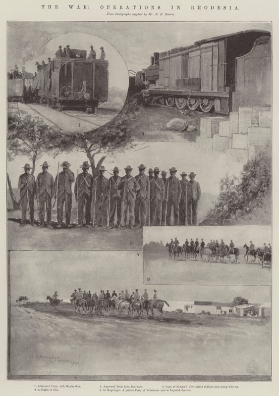 Wojna, operacje w Rodezji autorstwa Henry Charles Seppings Wright