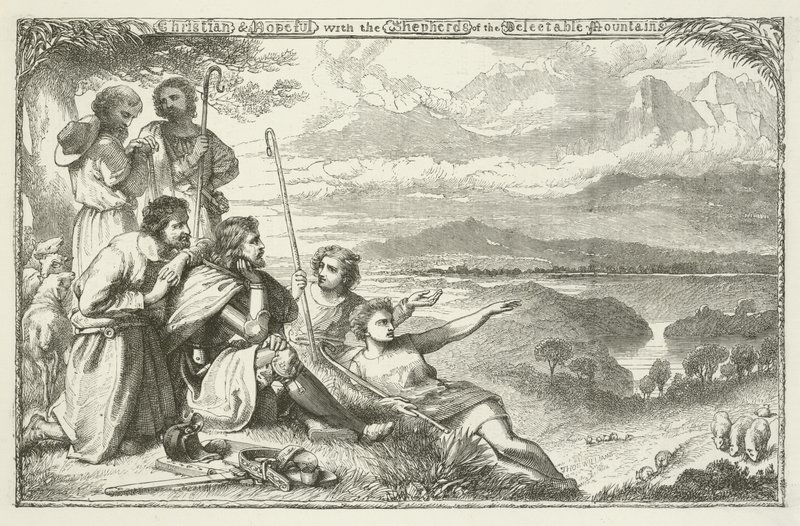 Ilustracja do Wędrówki Pielgrzyma autorstwa Johna Bunyan autorstwa Henry Courtney Selous