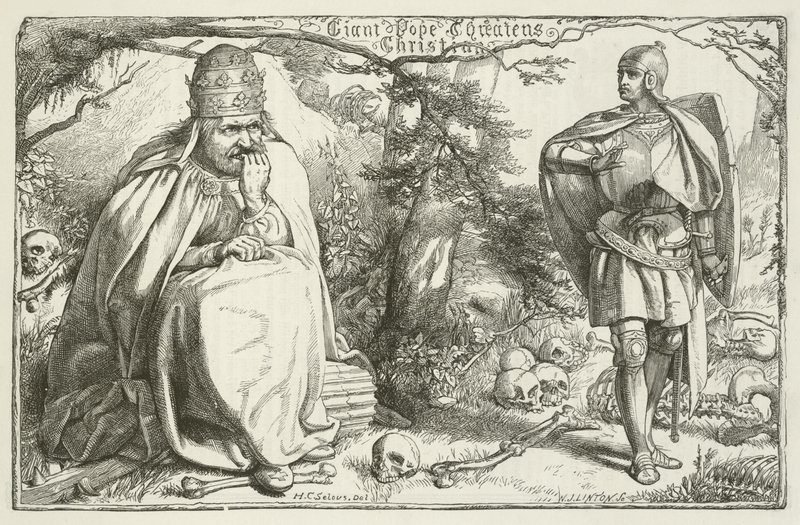Ilustracja do Wędrówki Pielgrzyma autorstwa Johna Bunyan autorstwa Henry Courtney Selous