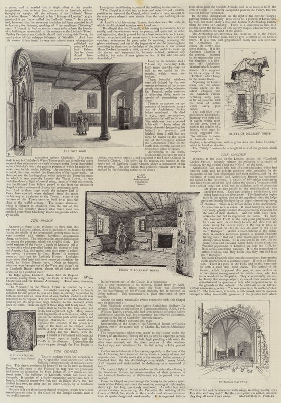 Pałac Lambeth autorstwa Henry Edward Tidmarsh