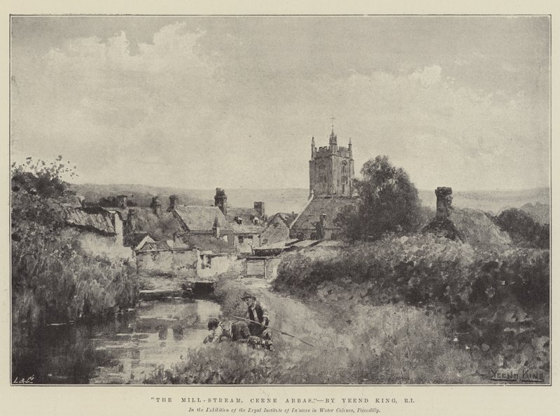 Mill-Stream, Cerne Abbas autorstwa Henry John Yeend King