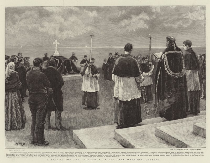Nabożeństwo za utoniętych w Notre Dame d