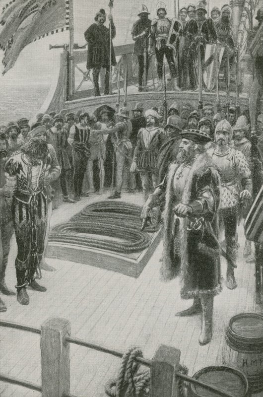 Magellan tłumi bunt autorstwa Henry Marriott Paget
