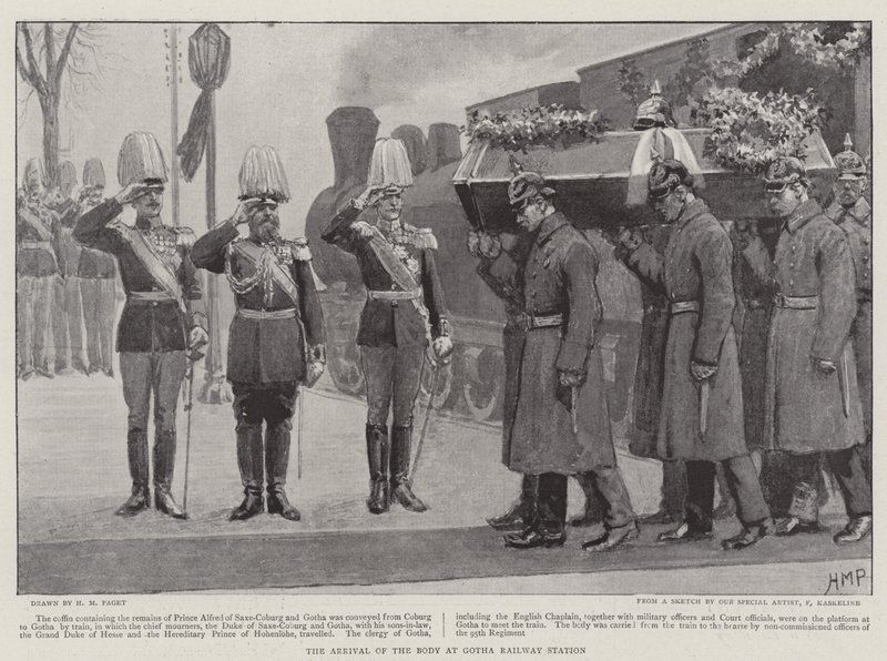 Późny książę Alfred Sachsen-Coburg i Gotha autorstwa Henry Marriott Paget
