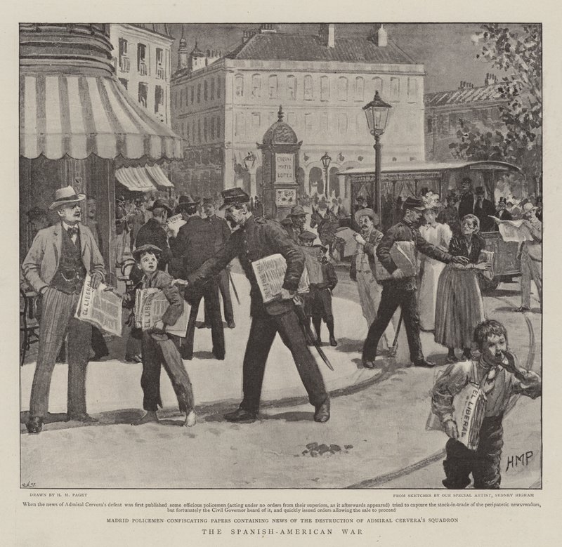 Wojna hiszpańsko-amerykańska autorstwa Henry Marriott Paget