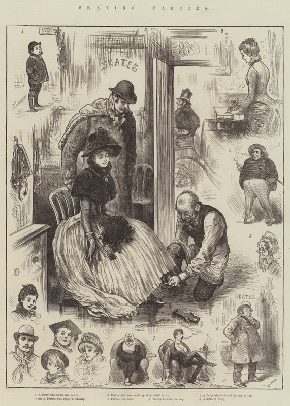 Imprezy łyżwiarskie autorstwa Henry Stephen Ludlow