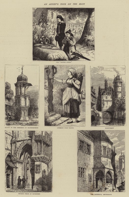 Wycieczka artysty po Main autorstwa Henry William Brewer