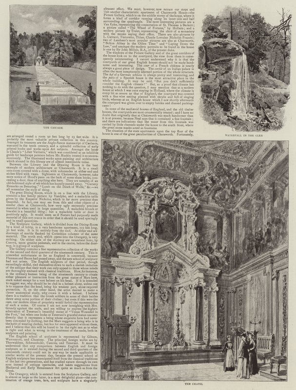 Chatsworth autorstwa Henry William Brewer