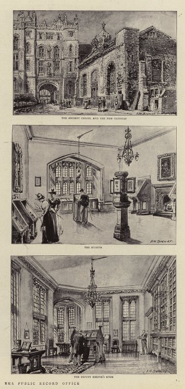 Urząd Rejestru Publicznego autorstwa Henry William Brewer