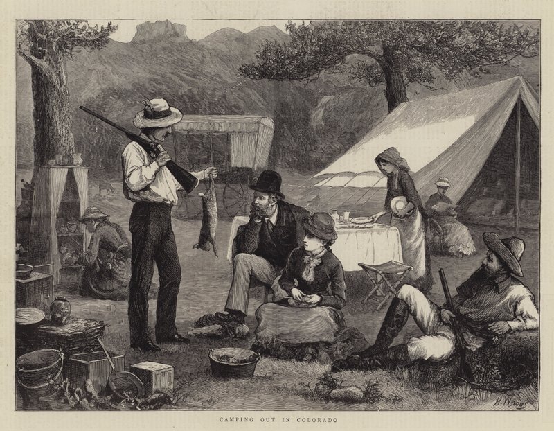 Kemping w Kolorado? autorstwa Henry Woods