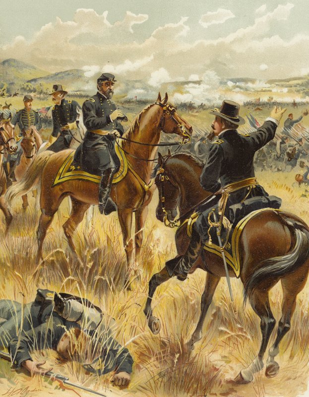 Meade w Gettysburgu, 2 lipca 1863 r. autorstwa Henry Alexander Ogden