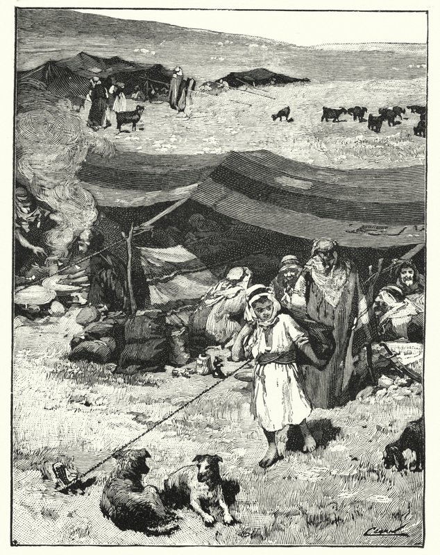 Obóz Beduinów (litos) autorstwa Henry Andrew Harper