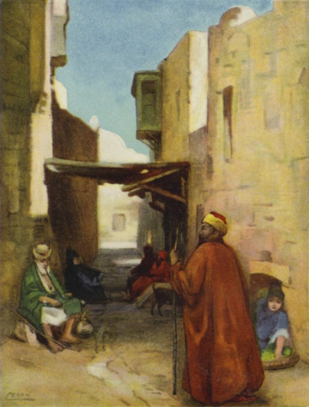 Ulica w Jerozolimie (kolor lito) autorstwa Henry Andrew Harper