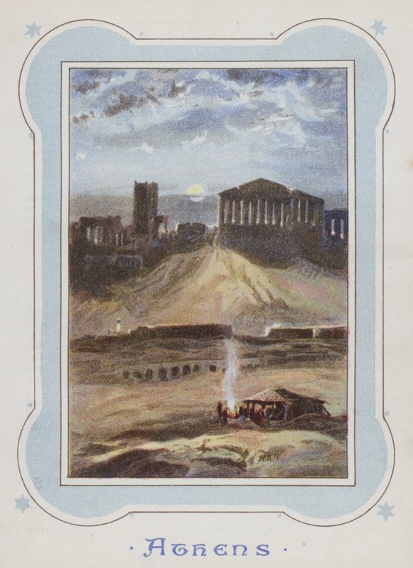 Ateny (chromolit) autorstwa Henry Andrew Harper