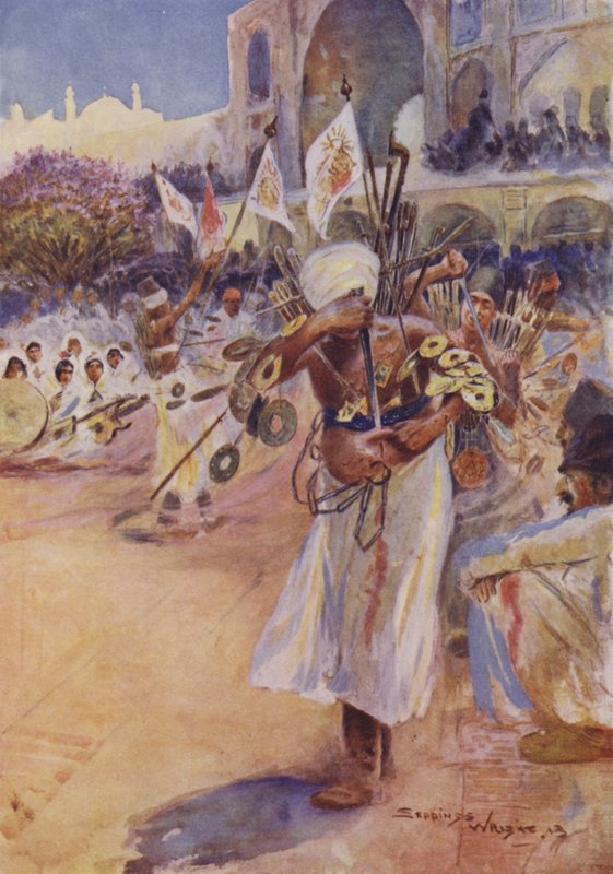 Festiwal Mohurrum, Persja autorstwa Henry Charles Seppings Wright