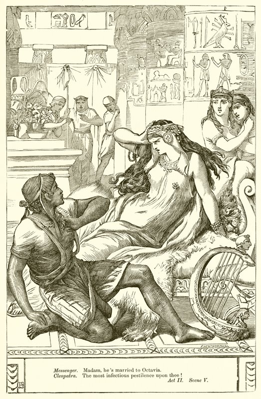 Antoniusz i Kleopatra autorstwa Henry Courtney Selous