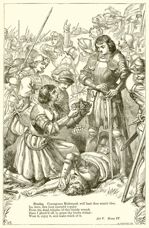Król Ryszard III autorstwa Henry Courtney Selous