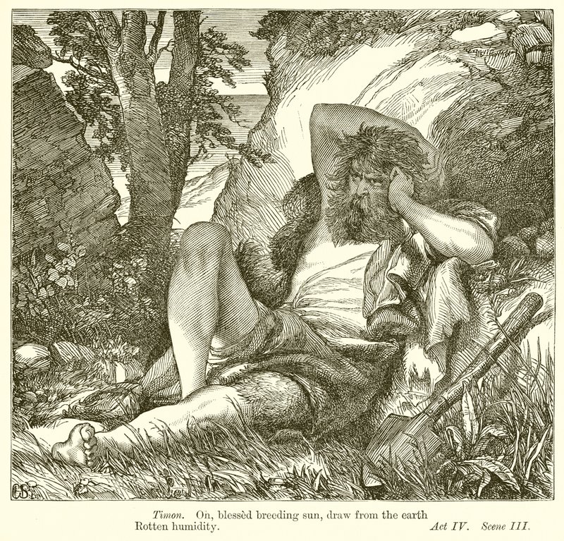 Timon z Aten autorstwa Henry Courtney Selous