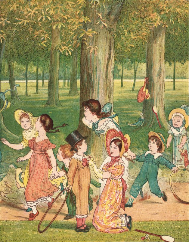 Frolicking People (kolor lito) autorstwa Henry Hetherington Emmerson