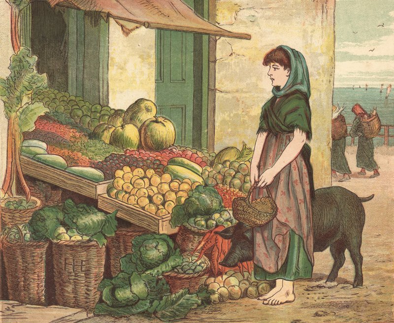 Biedni ludzie (kolor lito) autorstwa Henry Hetherington Emmerson