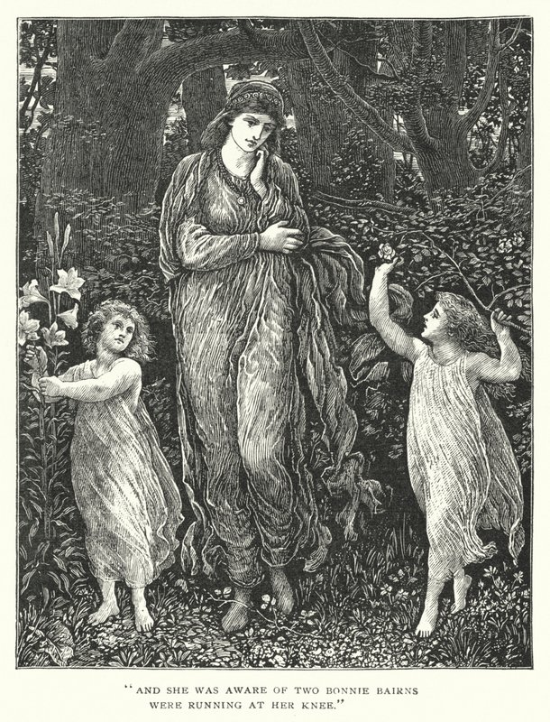 Bonnie Bairns (grawerowanie) autorstwa Henry Holiday