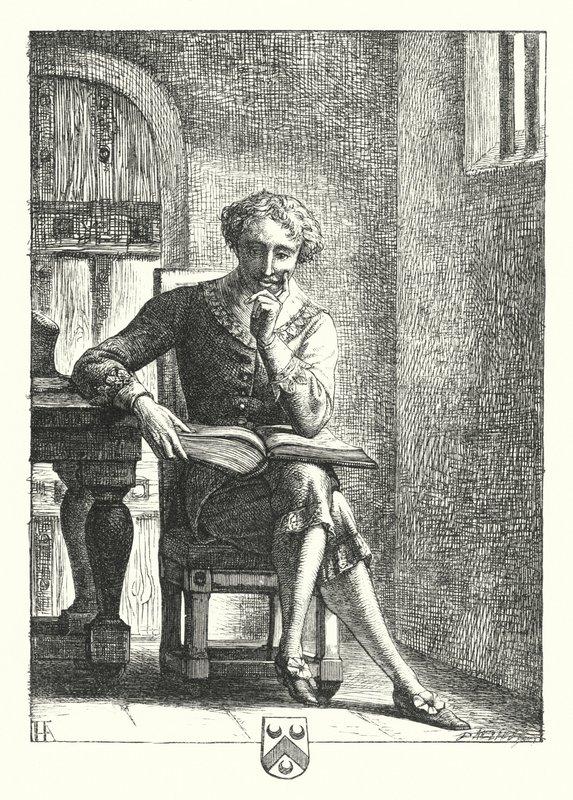 W więzieniu (grawerowanie) autorstwa Henry Hugh Armstead