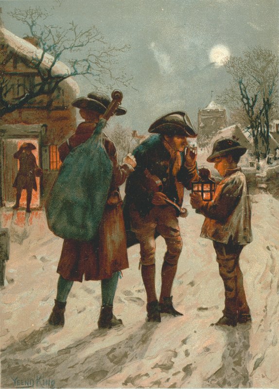 Boże Narodzenie dawno temu autorstwa Henry John Yeend King