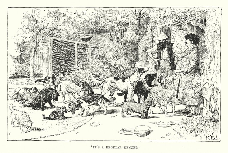"To zwykła buda" (grawerunek) autorstwa Henry Justice Ford