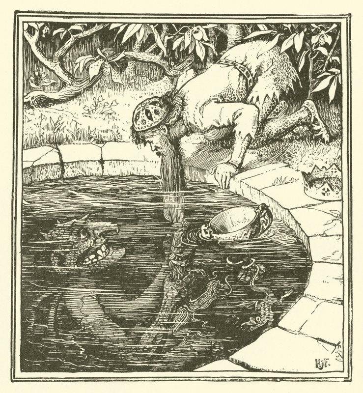 Król Kojata (grafika) autorstwa Henry Justice Ford