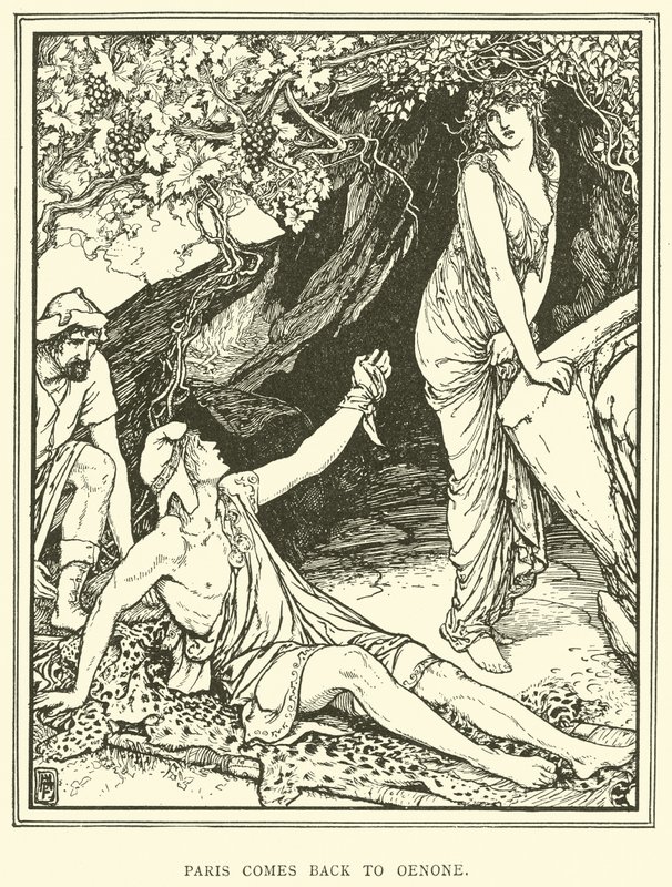 Paryż wraca do „Oenone .” autorstwa Henry Justice Ford