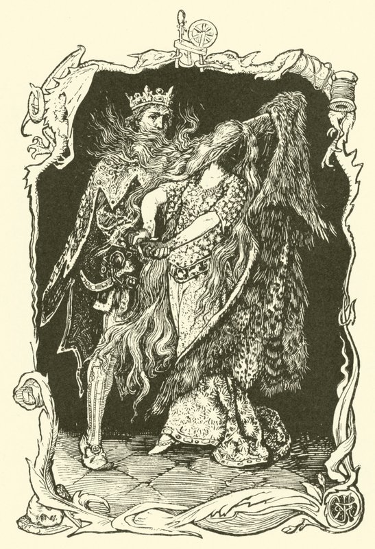 Stwór o wielu futrach (rycina) autorstwa Henry Justice Ford