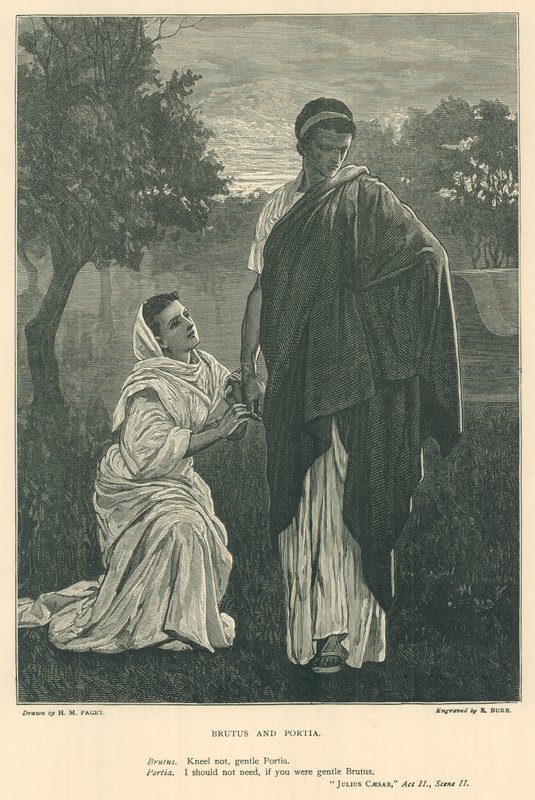 Ilustracja do Juliusza Cezara autorstwa Henry Marriott Paget