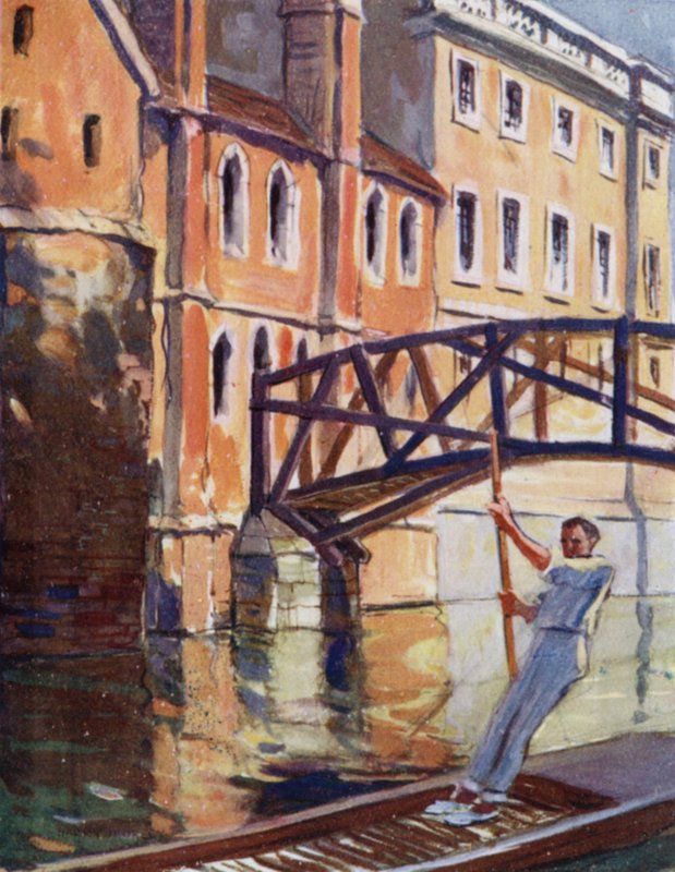 Punting, Queens College autorstwa Henry Morley