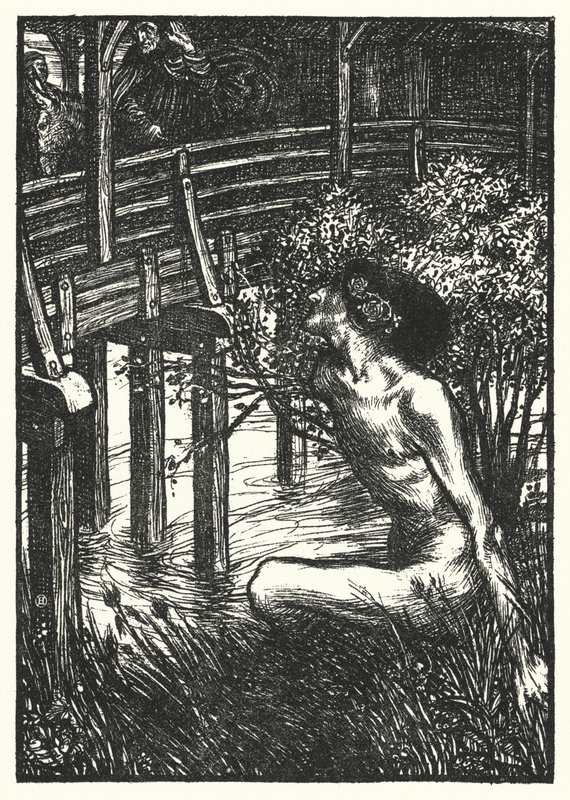 Wiersz Matthew Arnolda: Neckan (rycina) autorstwa Henry Ospovat