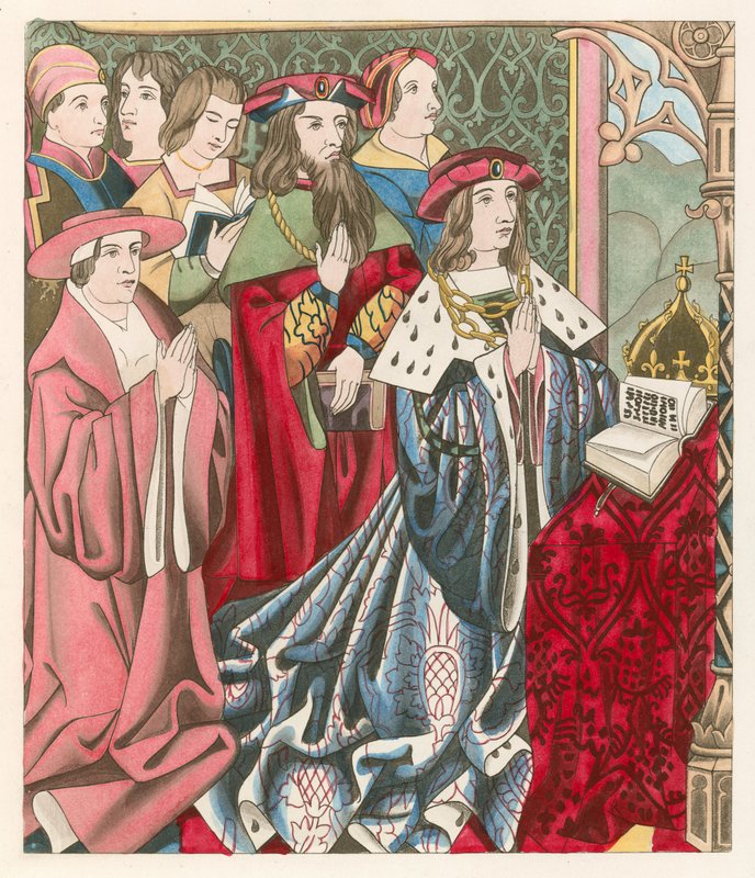 Henryk VI i jego dwór autorstwa Henry Shaw