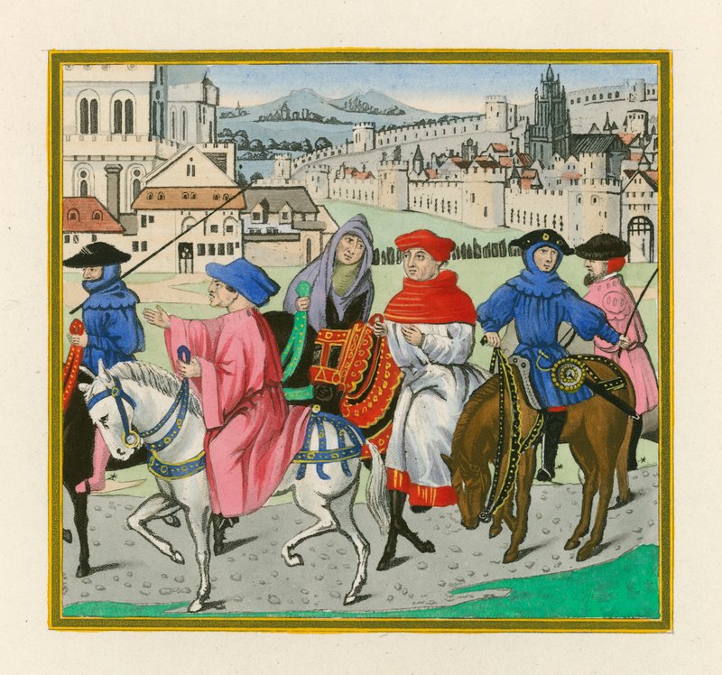 Pielgrzymka do Canterbury, koniec XV wieku autorstwa Henry Shaw
