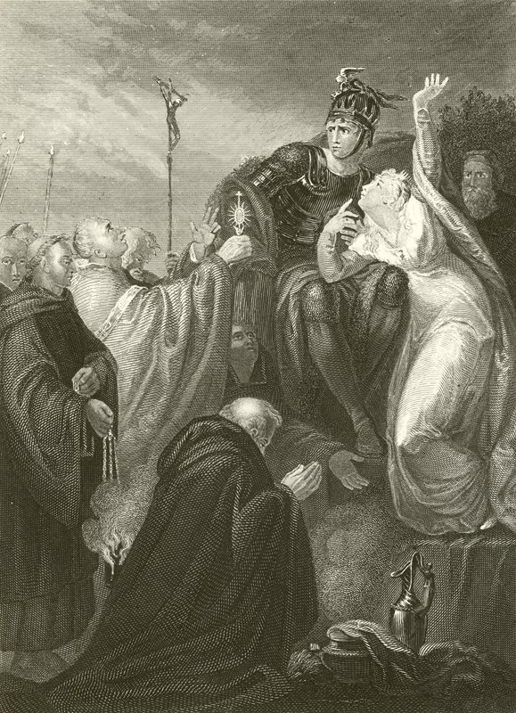 Św. Augustyn przed Ethelbert autorstwa Henry Tresham