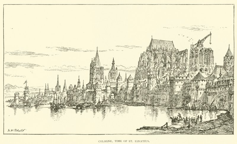 Kolonia, czasy św. Ignacego (rycina) autorstwa Henry William Brewer