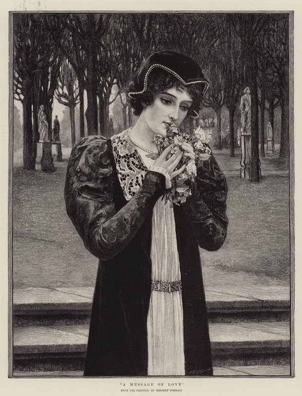 Przesłanie miłości autorstwa Herbert Gustave Schmalz