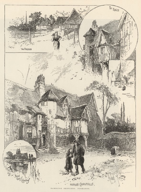 Wędrujące szkice, Normandia autorstwa Herbert Railton
