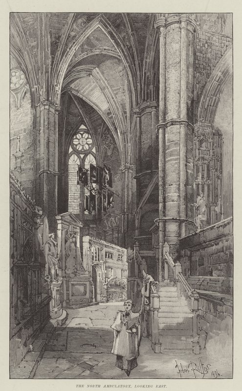 Ambulatorium Północne, patrząc na wschód autorstwa Herbert Railton