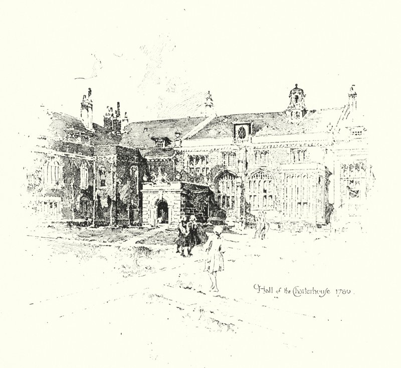 Hall w Charterhouse, Londyn autorstwa Herbert (after) Railton