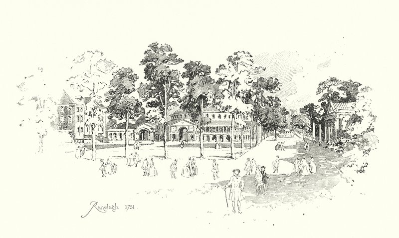 Ranelagh Gardens, Londyn autorstwa Herbert (after) Railton