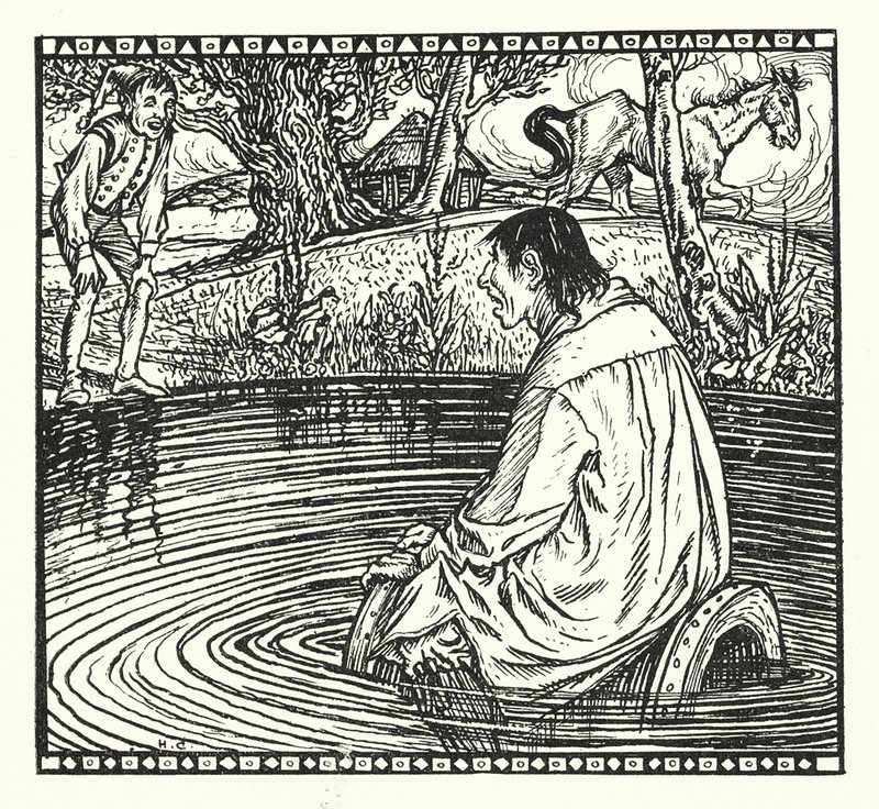 Robin Goodfellow (grawerunek) autorstwa Herbert Cole