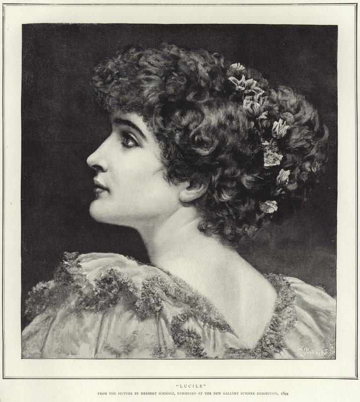Lucille, autor: Herbert Schmalz autorstwa Herbert Gustave Schmalz