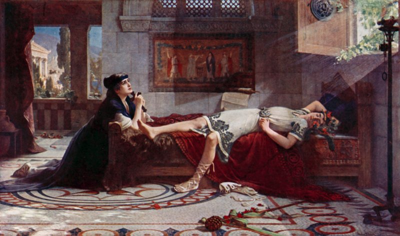 Modlitwa św. Moniki autorstwa Herbert Gustave after Schmalz